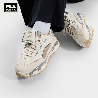 FILA 斐乐女鞋KM2老爹鞋运动鞋2025厚底休闲鞋老爹鞋