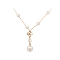 TASAKI 塔思琦 「9.5新」TASAKI(塔思琦)8颗海水珍珠项链K18黄金42cm项链