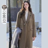 48.5%绵羊毛复古经典羊毛呢大衣女小众设计秋冬高级感宽松外套