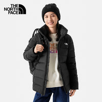 THE NORTH FACE 北面 羽绒服女户外保暖550蓬鹅绒4U7V 黑色/JK3