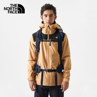 THE NORTH FACE 北面 冲锋衣男户外舒服防风硬壳夹克外套7QR5 黄色/KOM M