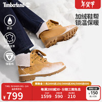 Timberland 女鞋24秋冬休闲防水高帮鞋两穿翻靴|A1KGC A1KGC231/小麦色 37