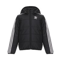 adidas ORIGINALS 冬季轻盈防风 男小大童款保暖柔软舒适经典长袖连帽棉服