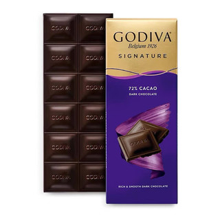 GODIVA 歌帝梵 海盐焦糖牛奶黑巧克力 90g 进口零食