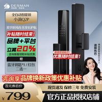 德施曼 Q2P全自动智能锁指纹锁密码锁防盗家用智能门锁智能联动Q2E