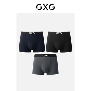 GXG【3条装】24年棉质内裤男平角裤短裤男 180/XL