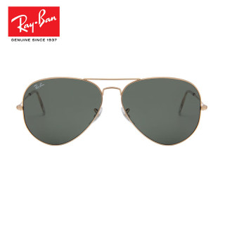 Ray-Ban 雷朋 Ray.Ban）飞行员系列太阳镜眼镜墨镜金色镜架墨绿色镜片L2846 62