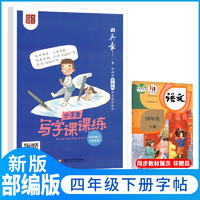 田英章 小学生写字课课练四年级语文下册人教版 小学同步练字帖控笔训练楷书规范字练习 小学生练字帖每日一练 写好中国字 硬笔钢笔字帖生字笔画笔顺练习