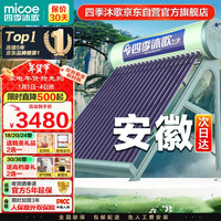 四季沐歌（MICOE）飞享防冻太阳能热水器家用 安徽款 全自动上水光电两用 双上下水口 带电加热 20管168L