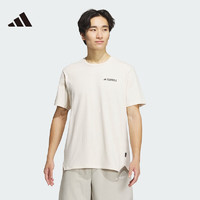 阿迪达斯 （adidas）男子 户外系列 SS GFX TEE 短袖 IW3905 A/M 卡其