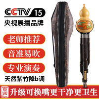 百诺 可换嘴紫竹防摔葫芦丝降B成人自学乐器小初学降b调专业演奏级