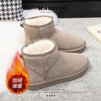 WARRIOR 回力 冬保暖加绒加厚大棉鞋子雪地靴运动