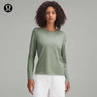 露露乐蒙lululemon丨Love 女士棉混纺圆领长袖 T 恤 LW3HS8S