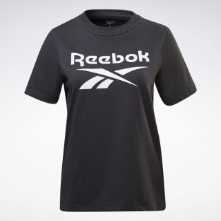 Reebok 锐步 官方2022夏季女子TEE综合训练健身大LOGO短袖T恤HB2271