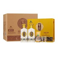 XIJIU 习酒 金质礼盒 酱香型白酒 53度 500ml*2瓶*3盒