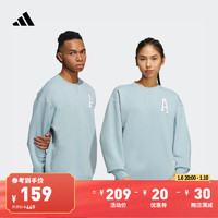 adidas 阿迪达斯 情侣款加绒圆领长袖卫衣10068041475320