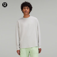 露露乐蒙lululemon丨Relaxed Fit 男士训练宽松剪裁长袖 T 恤 LM3DIFS 杂色海豹灰 XXL