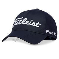 法舒琳 2024新款高尔夫球帽男士夏季遮阳帽golf网面透气运动帽 藏青白 可调节