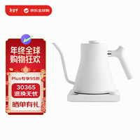 FELLOW Stagg EKG智能温控手冲咖啡壶恒温细口长嘴不锈钢电热烧水壶 白色 0.9L