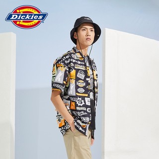 dickies 衬衫 男纯棉潮流波普印花涂鸦短袖衬衫010255 Dickies波普印花 XS