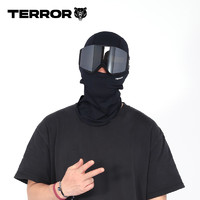 TERROR 滑雪护脸保暖滑雪磁吸头套防风面罩速干透气头套装备 T3-呼吸 M