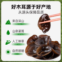 88VIP：绿山珍品有机富硒黑木耳无根100g/罐年货东北干货