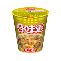 88VIP：NISSIN 日清食品 日清合味道虾仁代餐零食泡面74g×1杯宿舍速食面皮