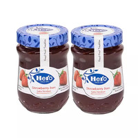 88VIP：Hero 英雄草莓果酱340g×2瓶西班牙进口早餐面包夹心吐司0脂轻食