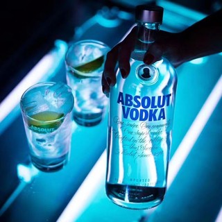 绝对伏特加（Absolut Vodka）洋酒原味 瑞典烈酒鸡尾酒 调酒基酒 绝对原味 700mL 2瓶