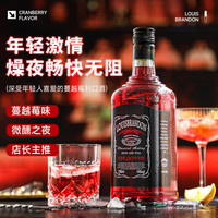 派斯顿(PASSTON)洋酒配制酒14°果酒蔓越莓水果风味利口酒 700mL1瓶