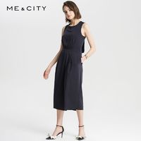 百亿补贴：MECITY ME&CITY 女士长款通勤修身无袖连衣裤