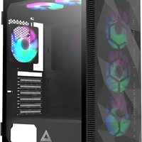 MONTECH X3 Mesh 6 件 3 x 140mm 和 3 x 120mm RGB 风扇 ATX 中塔式 PC 游戏盒 USB3.0