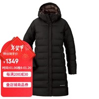 今日必买：mont·bell 羽绒服女款秋冬保暖800蓬鹅绒连帽可拆中长款大衣外套 1101550 DKSP深褐色