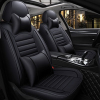 翰静 2022新款汽车坐垫全包围四季通用皮座垫五座小车免拆汽车座套适用于