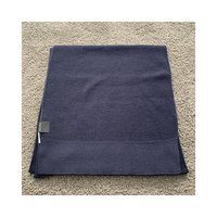 Canada Goose 加拿大鹅 男士 深蓝色徽标羊毛围巾 6907L6