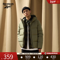 Reebok 锐步 户外羽绒服男女款外套新一代轻薄保暖舒适 GL0-22CFR203U 连帽 XS