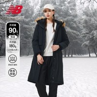 new balance BALANCE NB女款羽绒服连帽修身保暖防寒 5PB4U252-BK/BEI/CHL