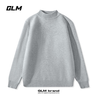 GLM 森马品牌男士冬季毛衣半高领保暖针织衫