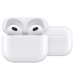 苹果 Apple AirPods 3 MagSafe充电盒版 半入耳式真无线蓝牙耳机 白色