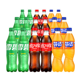 Coca-Cola 可口可乐 可乐雪碧芬达混合500ml18瓶碳酸饮料