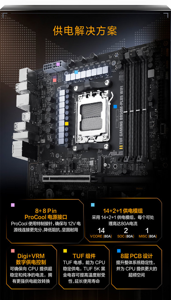 华硕b550mk是重炮手吗
