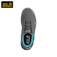 Jack Wolfskin狼爪休闲鞋女士春秋户外运动休闲轻便透气耐磨登山徒步鞋4051341 6338浅灰色/浅蓝色（女） 37