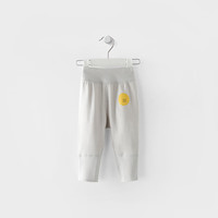 巴厘小猪（BALIPIG）儿童裤子春秋女童打底裤春季外穿洋气婴儿束 米灰 73cm