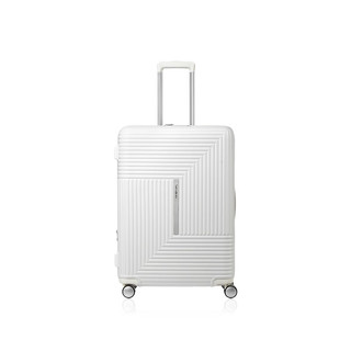 新秀丽（Samsonite）行李箱开学套装拉杆箱可扩展旅行箱 象牙白25英寸HK6*05002