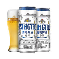  TSINGTAO/青岛啤酒 全麦酿造 青岛白啤  包装 330ml 12罐