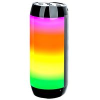 拼搏者 无线蓝牙音箱大音量双喇叭便携式户外音响带七彩氛围灯3d环绕重低