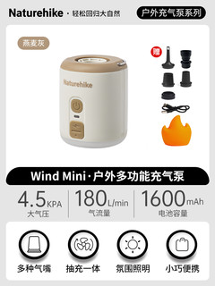 挪客 Naturehike 挪客 CNK2300DQ022 迷你便携多功能电动充气泵