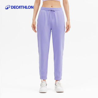 DECATHLON 迪卡侬 运动裤校服裤卫裤加绒针织毛圈休闲宽松跑步长裤女秋季SAP2