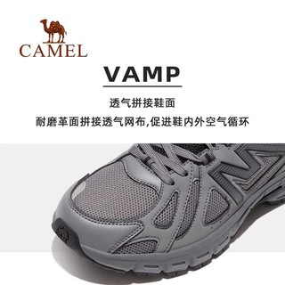 88VIP：CAMEL 骆驼 光影运动鞋男2024秋冬新款男鞋网面透气跑步鞋慢跑鞋休闲鞋男