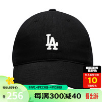 美职棒（MLB）帽子 男帽女帽软顶刺绣棒球帽休闲运动鸭舌帽3ACP66/77 洛杉矶道奇队/黑色/77 F